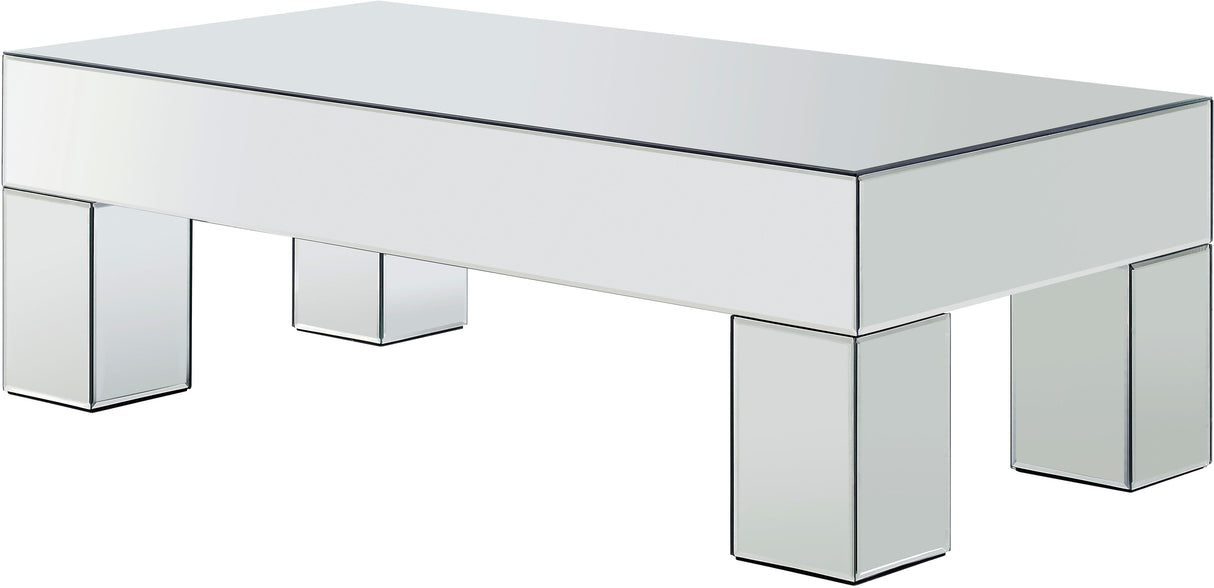 Lainy Mirrored Coffee Table - galleria furniture outlet