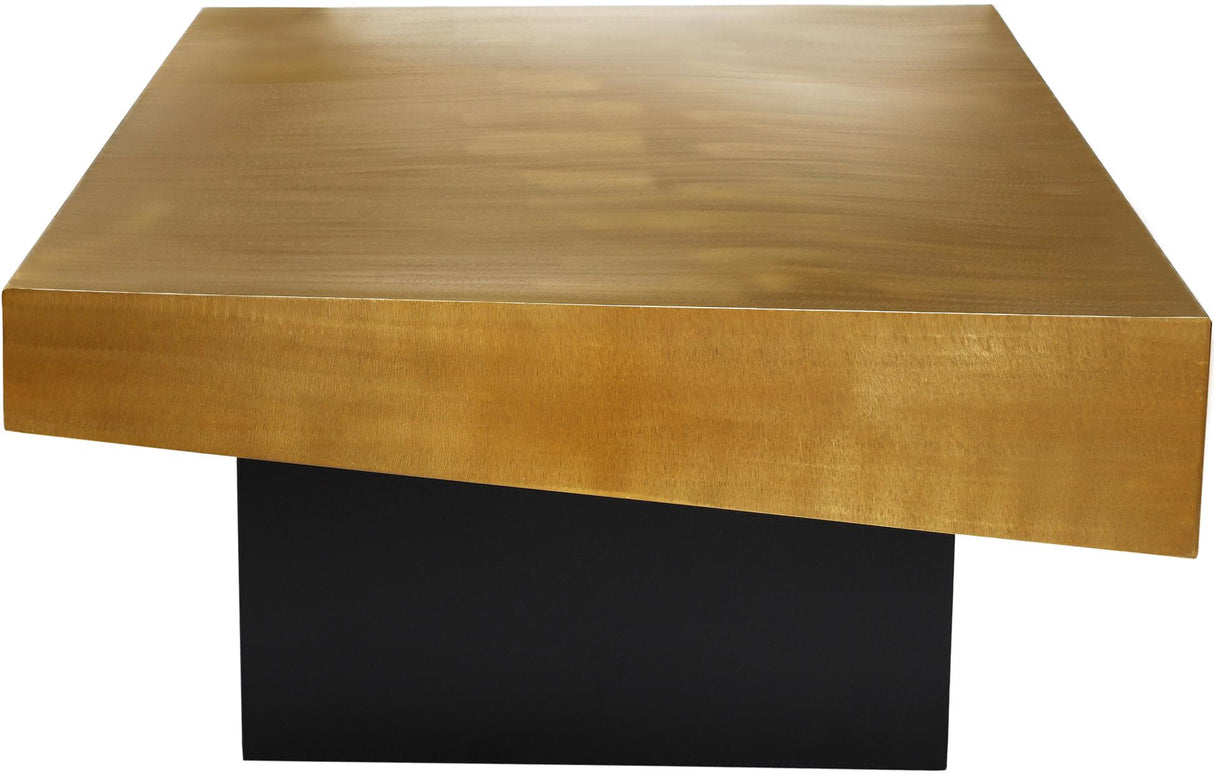Palladium Gold Coffee Table - galleria furniture outlet