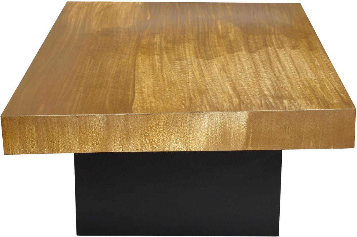 Palladium Gold Coffee Table - galleria furniture outlet