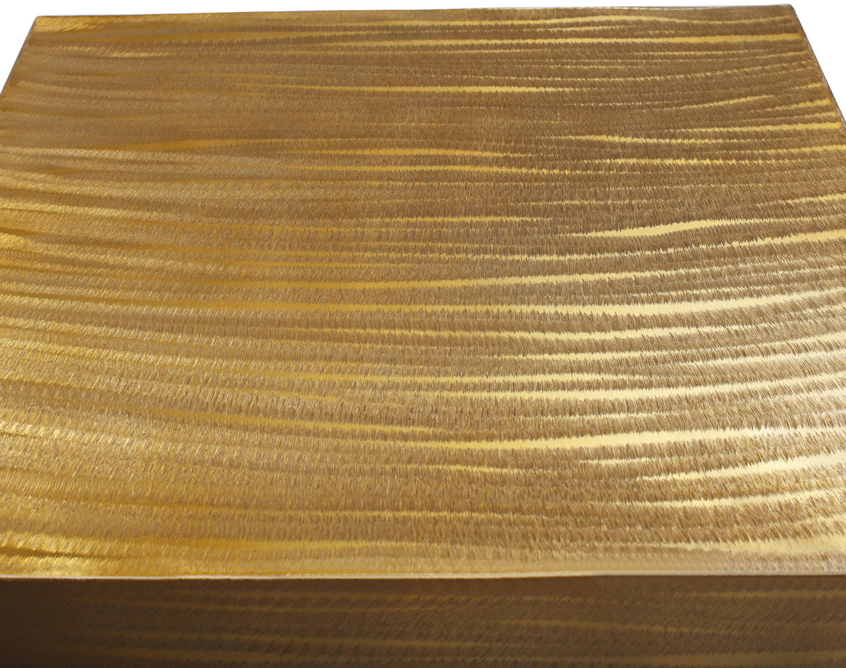 Palladium Gold Coffee Table - galleria furniture outlet