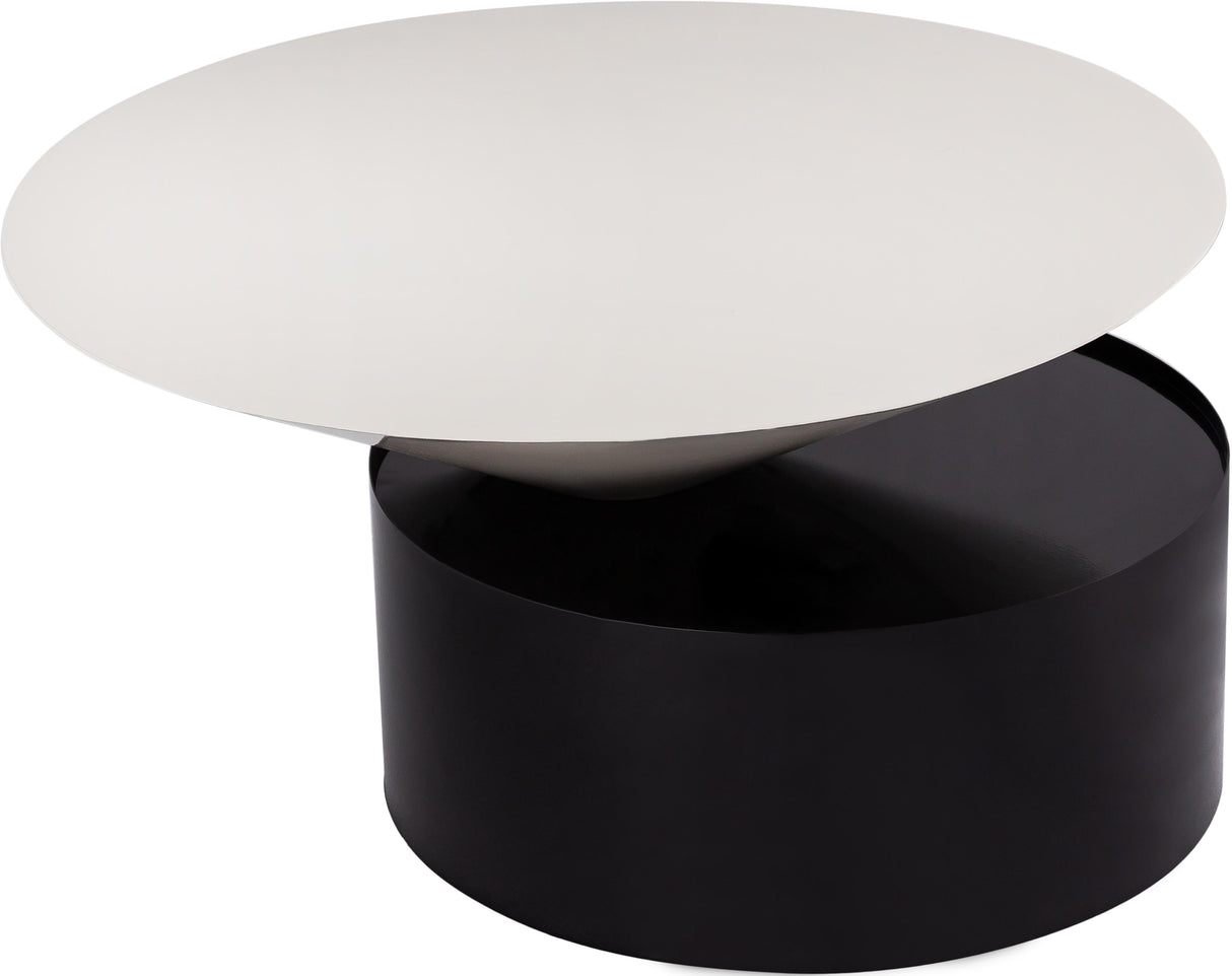 Damon White Coffee Table - galleria furniture outlet
