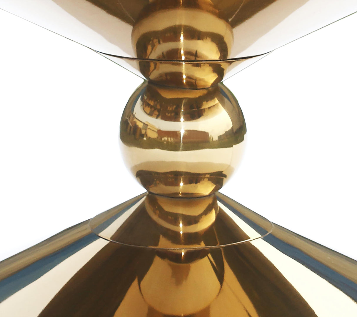 Malia Gold Coffee Table - galleria furniture outlet