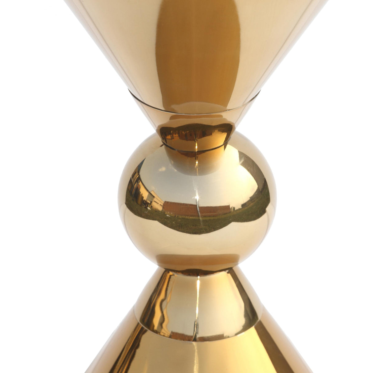 Malia Gold End Table - galleria furniture outlet