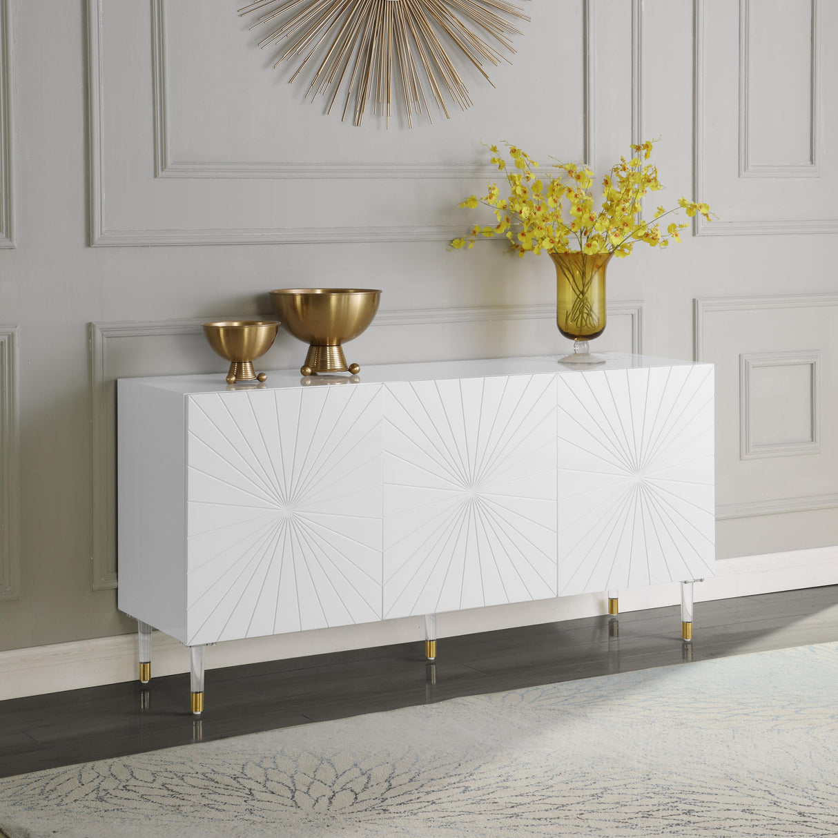 Starburst Sideboard/Buffet - galleria furniture outlet