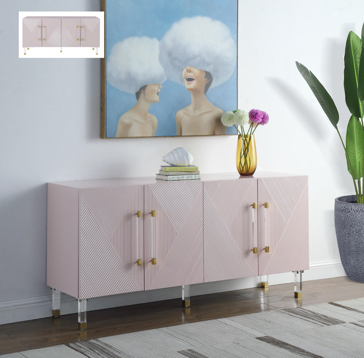 Anastasia Sideboard/Buffet - galleria furniture outlet