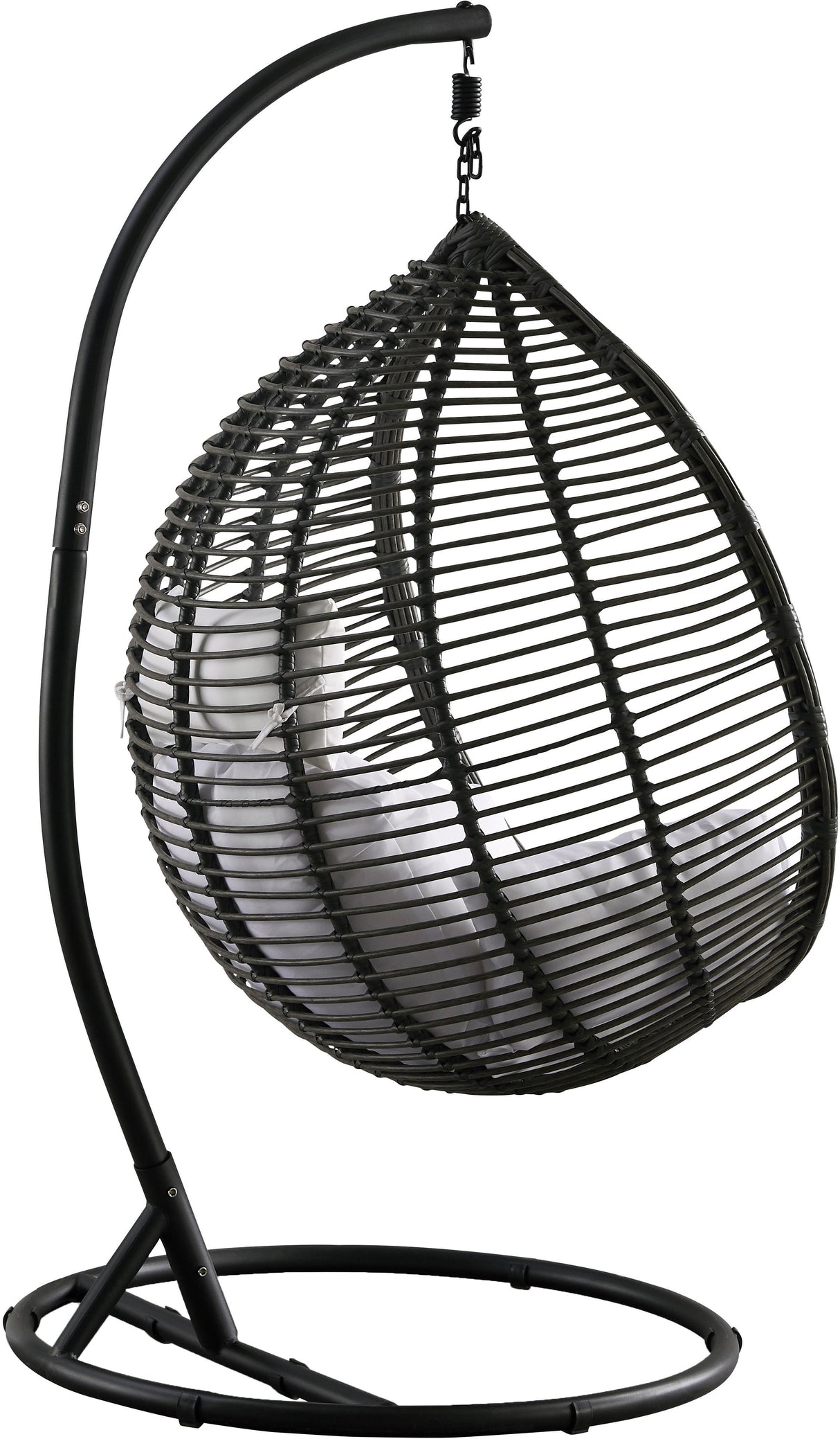 Tarzan Dark Grey Outdoor Patio Swing Chair - galleria furniture outlet