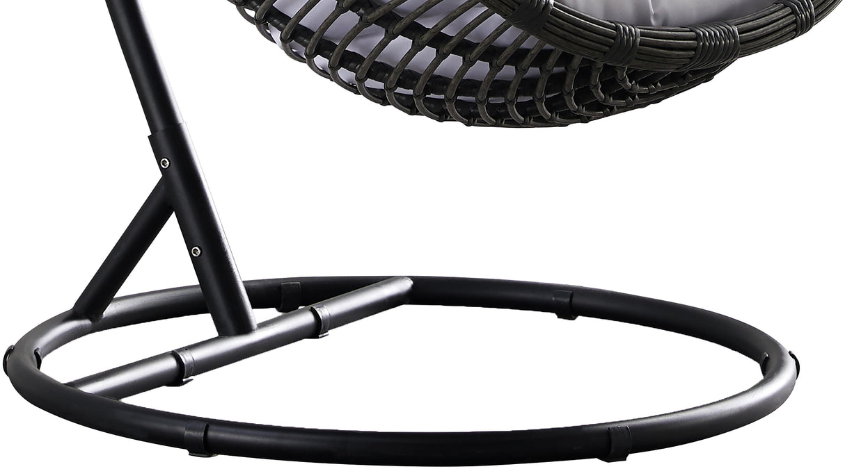 Tarzan Dark Grey Outdoor Patio Swing Chair - galleria furniture outlet