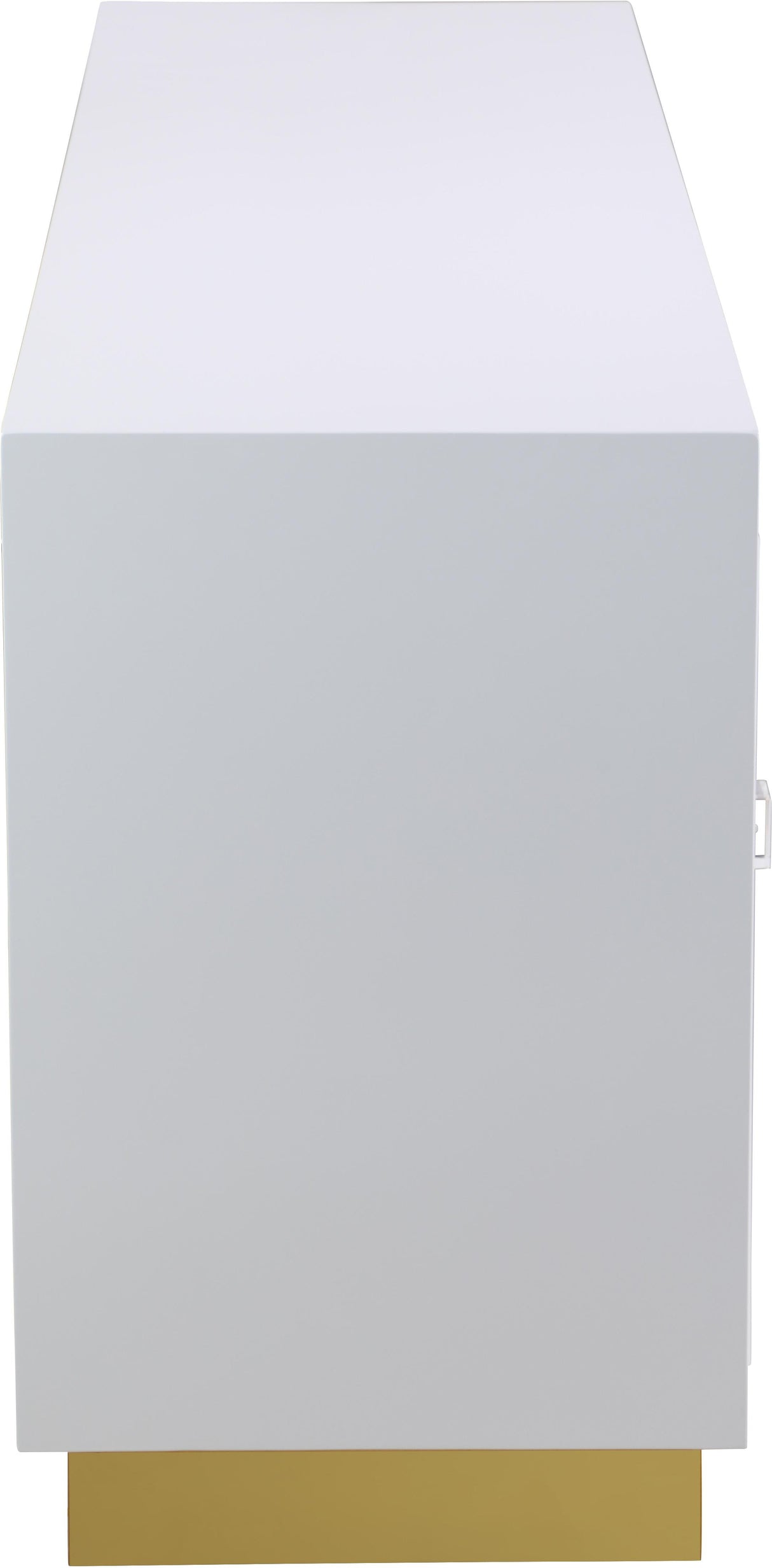 Cosmopolitan White Lacquer Sideboard/Buffet - galleria furniture outlet