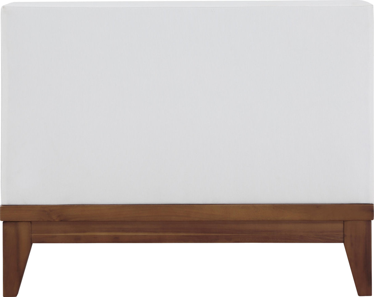 Rio Off White Waterproof Fabric Outdoor Patio Modular Armless Chair - galleria furniture outlet