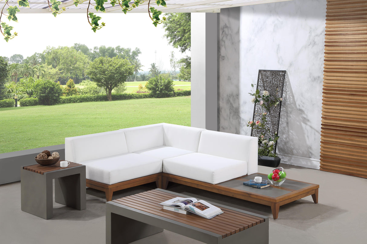 Rio Off White Waterproof Fabric Outdoor Patio Modular Sectional - galleria furniture outlet
