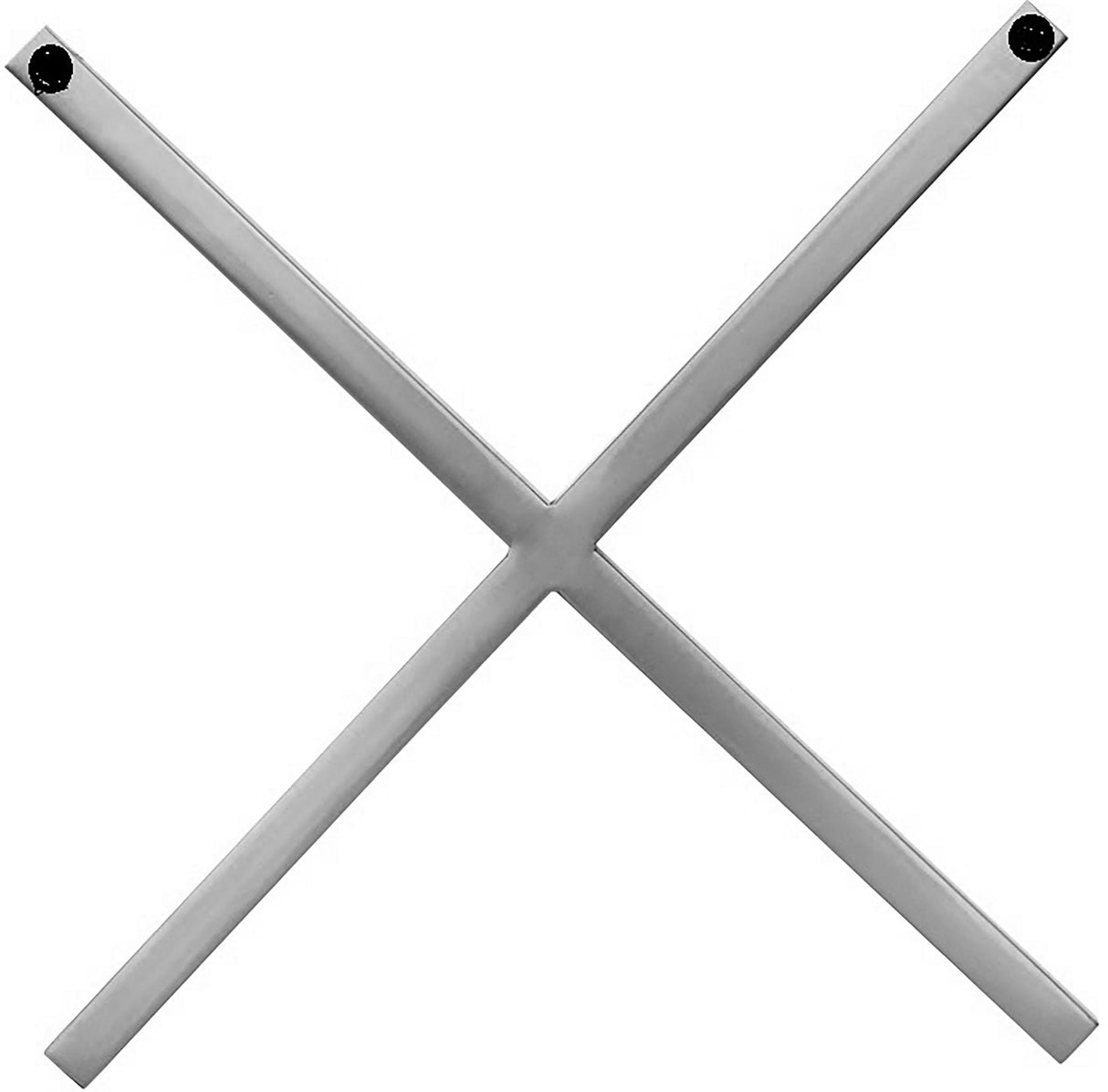 XOXO Chrome Stainless Steel Wall Decor - galleria furniture outlet