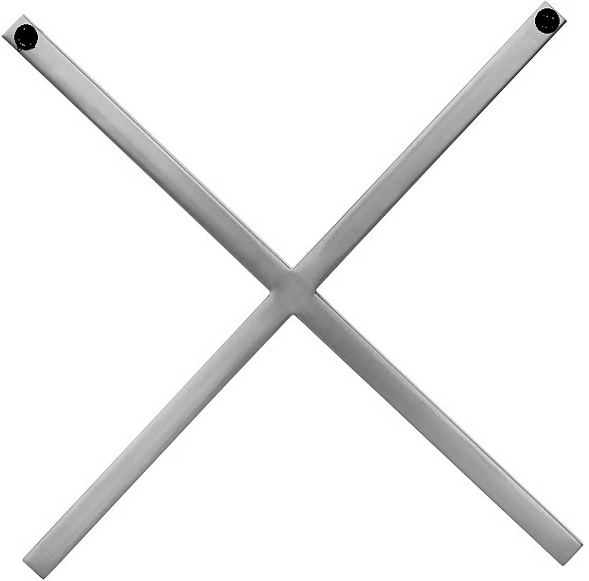 XOXO Chrome Stainless Steel Wall Decor - galleria furniture outlet