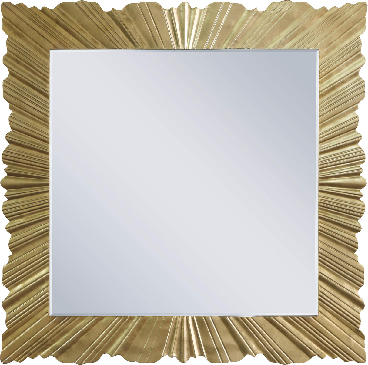Golda Gold Leaf Mirror - galleria furniture outlet