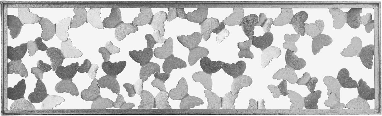 Butterfly Silver Console Table - galleria furniture outlet