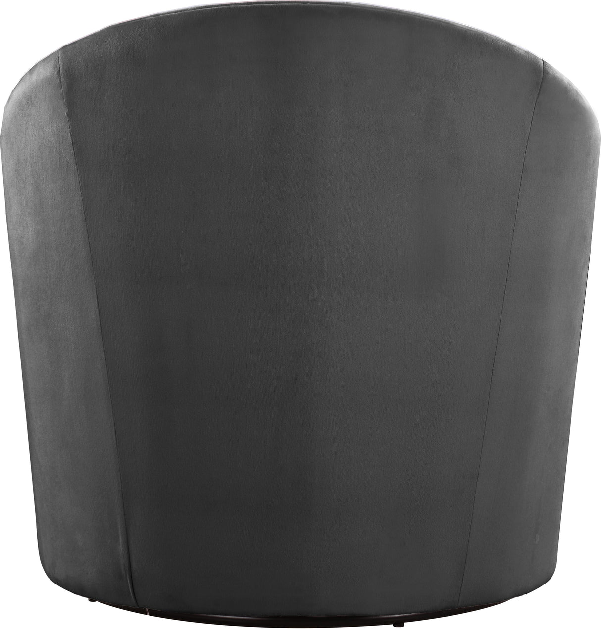 Alessio Grey Velvet Accent Chair - galleria furniture outlet