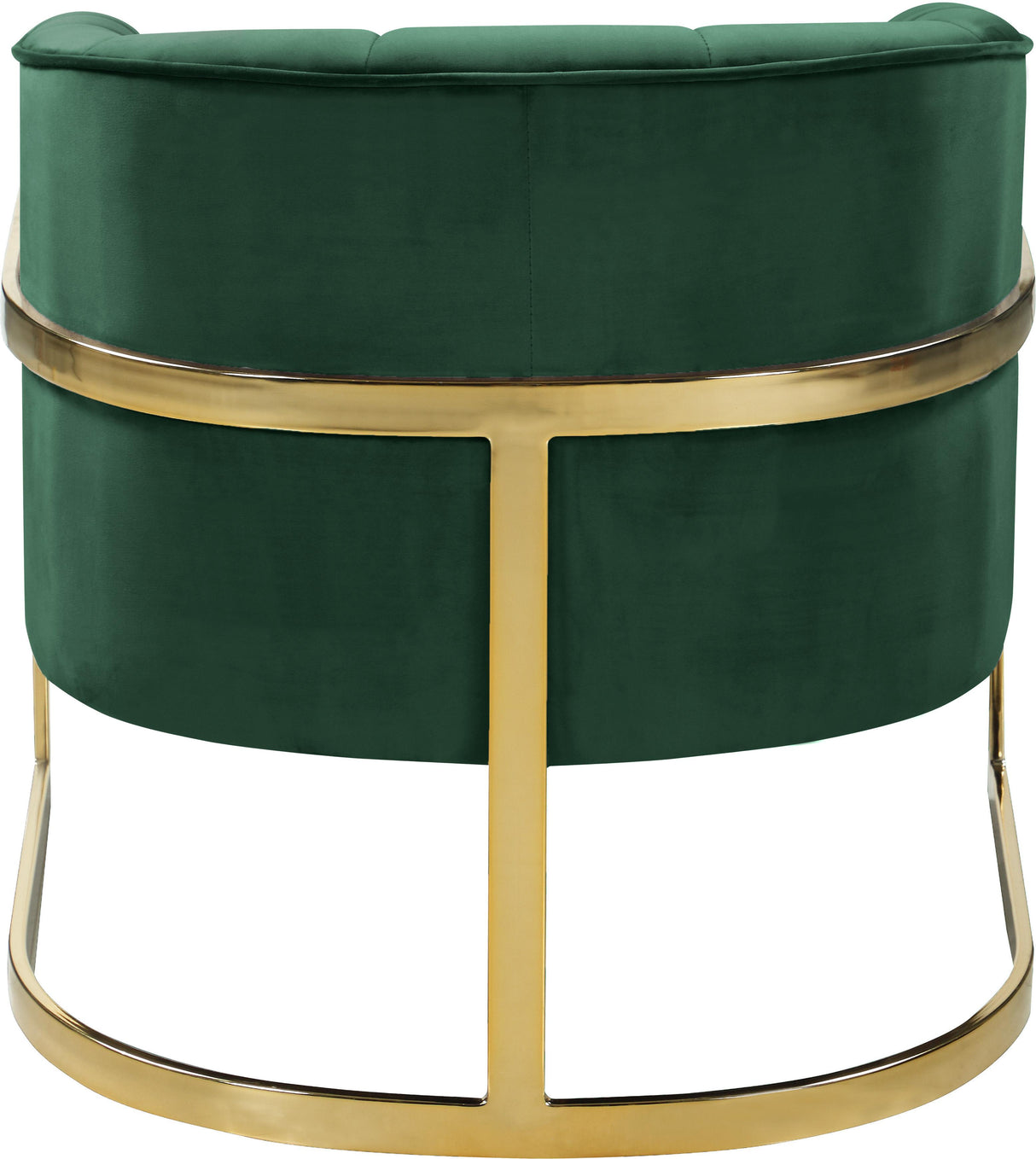 Carter Green Velvet Accent Chair - galleria furniture outlet