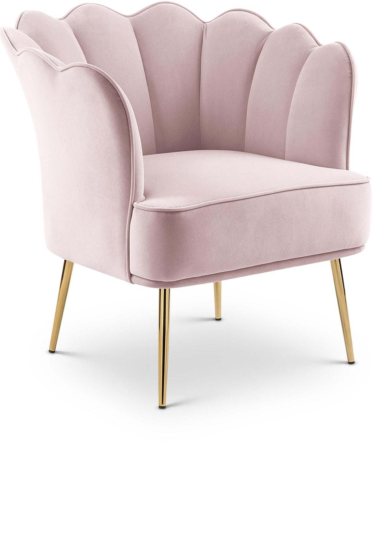 Jester Pink Velvet Accent Chair