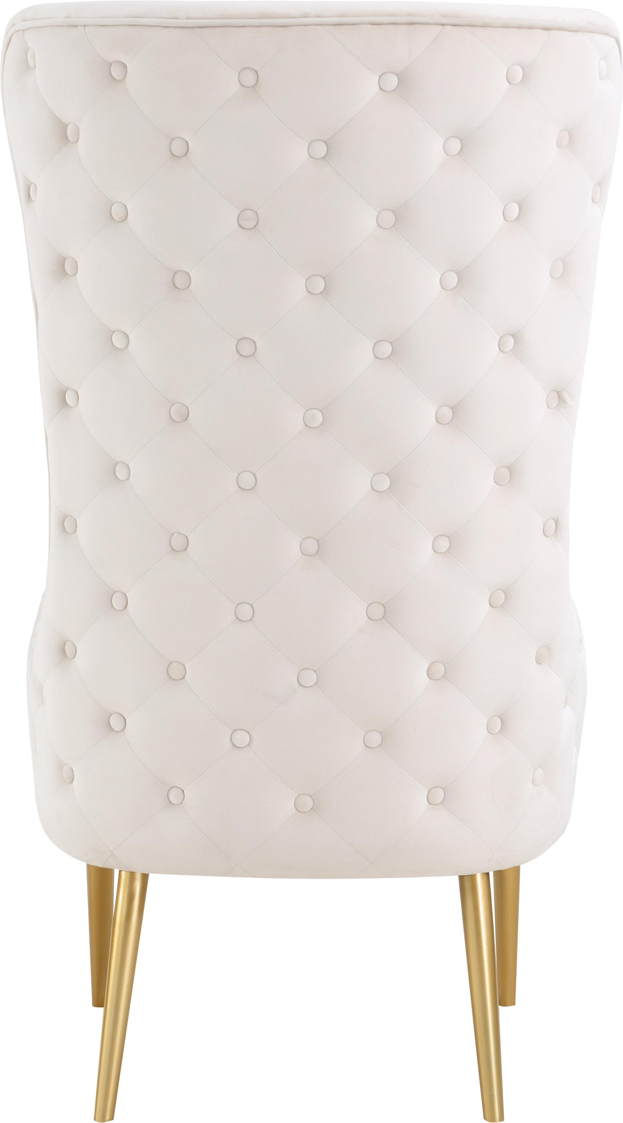 Alexander Cream Velvet Accent Chair - galleria furniture outlet