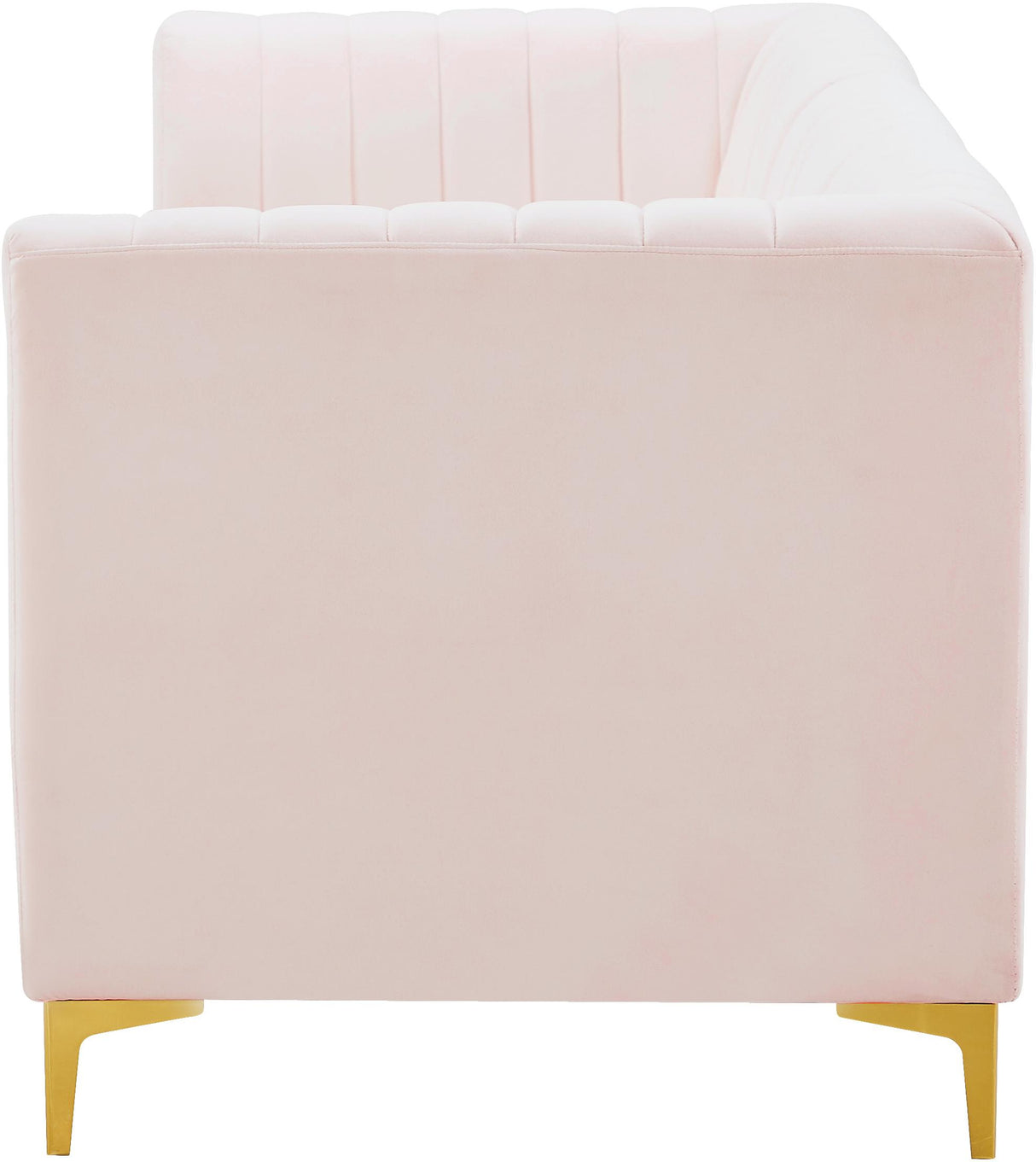 Alina Pink Velvet Modular Sectional - galleria furniture outlet