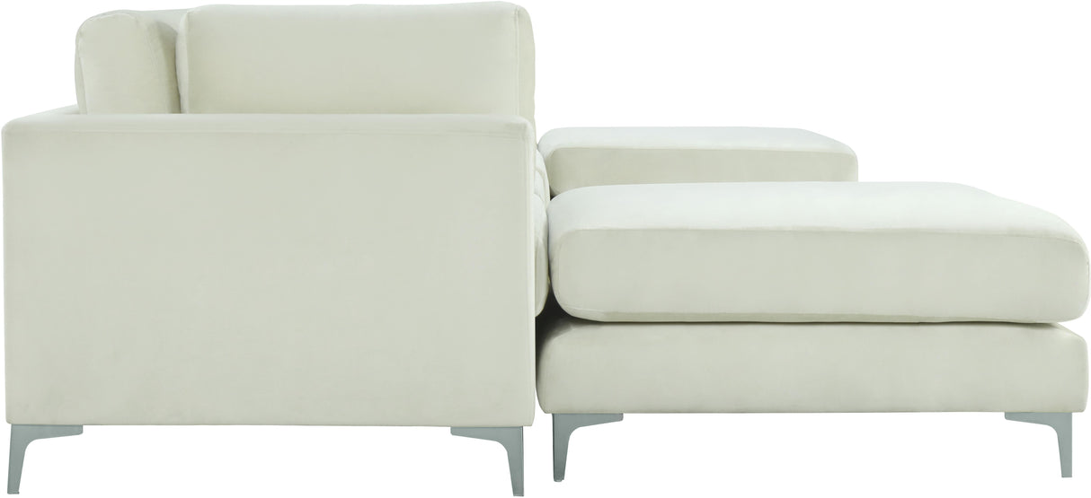Julia Cream Velvet Modular Sectional (6 Boxes) - galleria furniture outlet