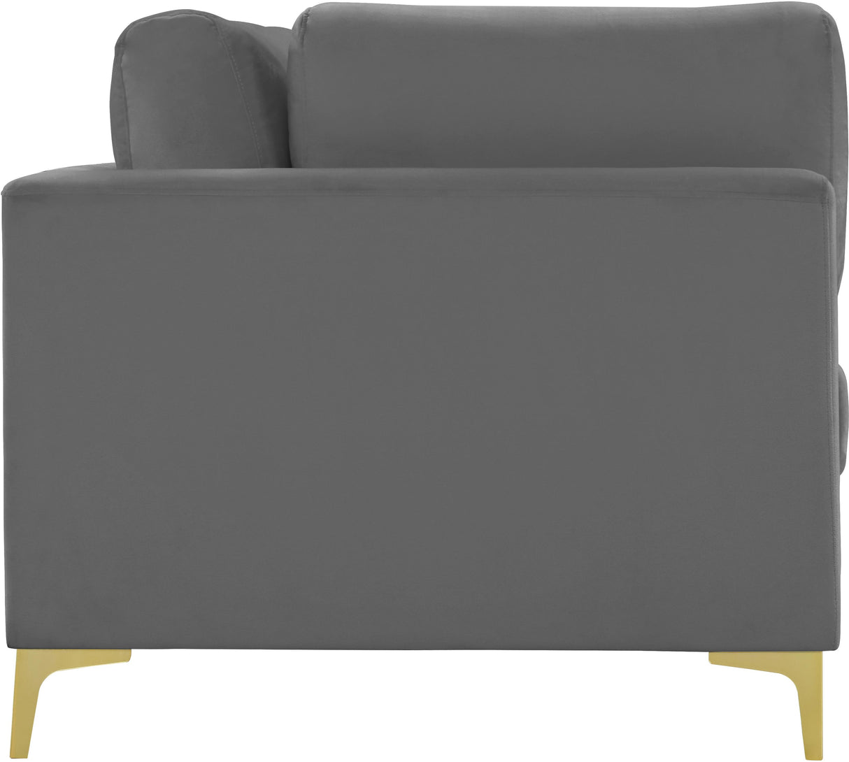 Julia Grey Velvet Modular Sofa - galleria furniture outlet