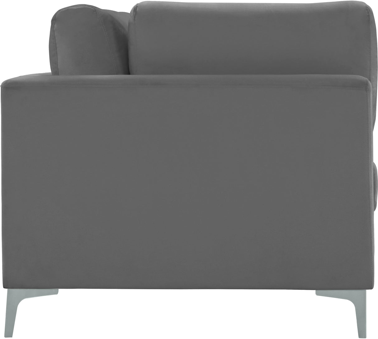 Julia Grey Velvet Modular Sofa - galleria furniture outlet