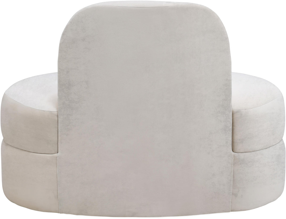 Mitzy Cream Velvet Chair