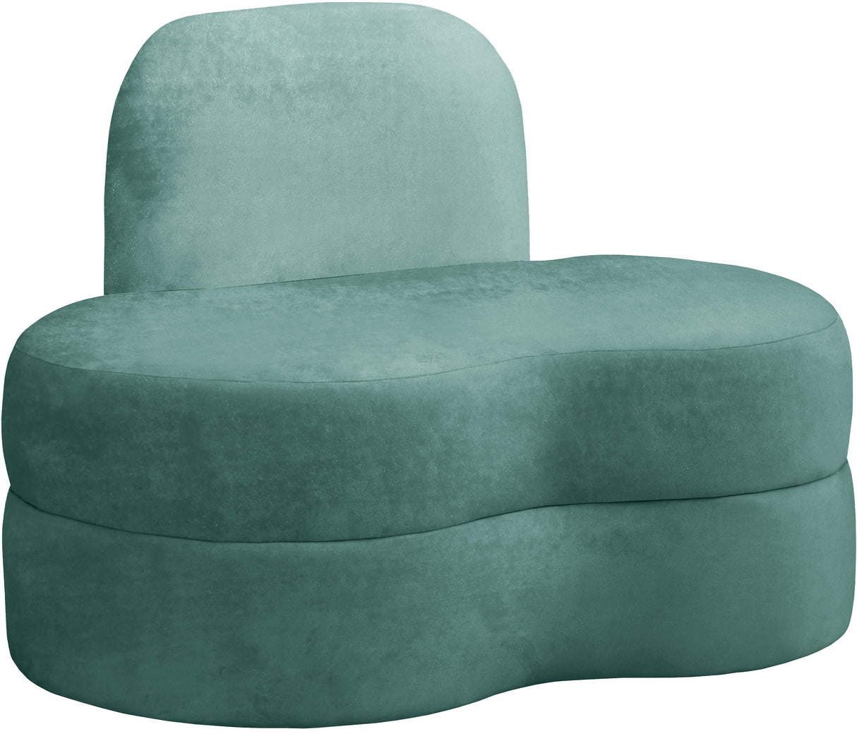 Mitzy Mint Velvet Chair - galleria furniture outlet