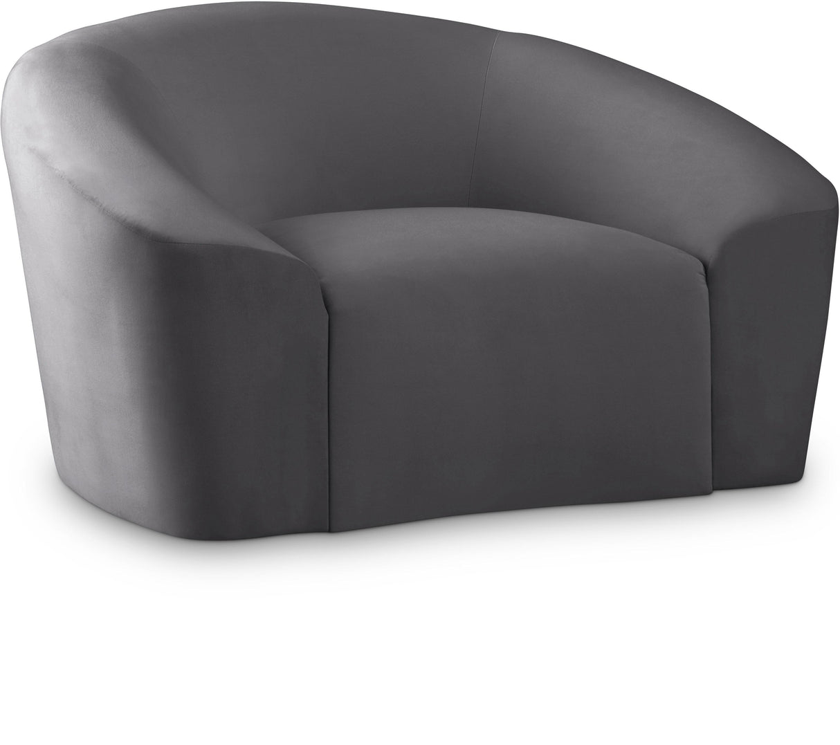 Riley Grey Velvet Chair