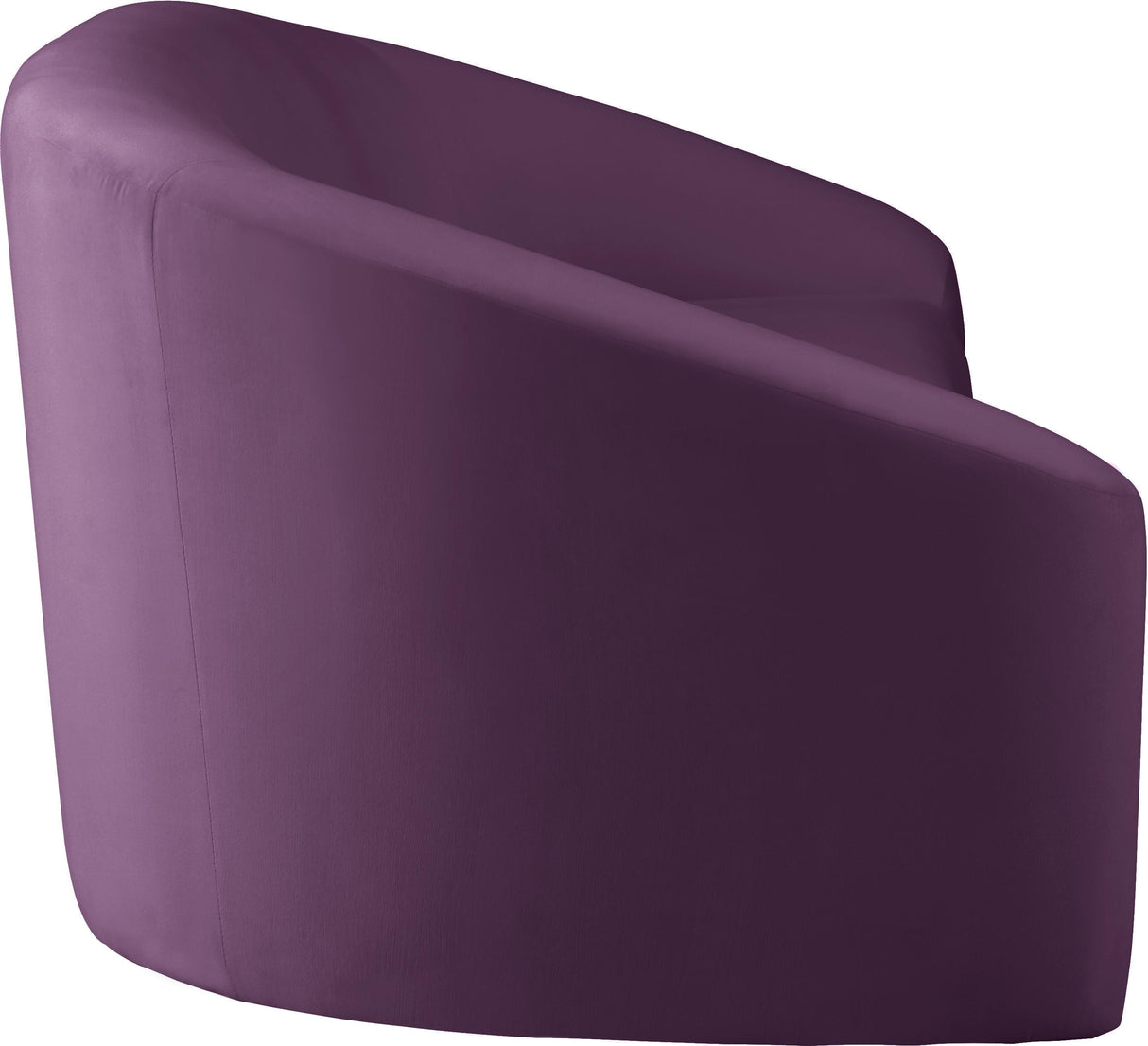 Riley Purple Velvet Loveseat - galleria furniture outlet