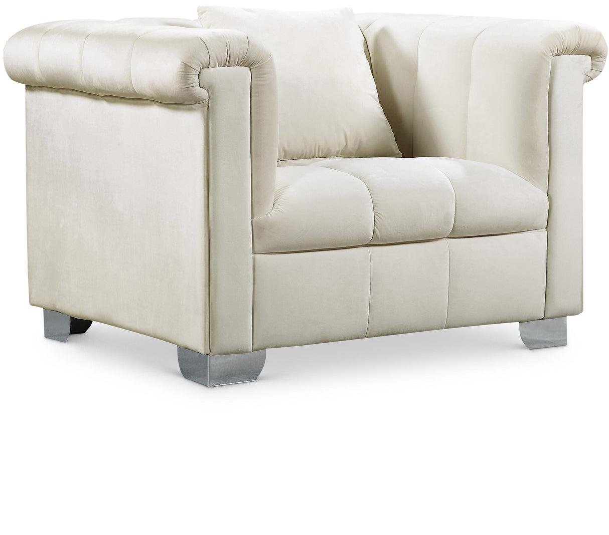 Kayla Cream Velvet Chair