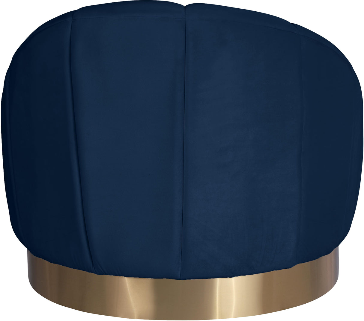 Shelly Navy Velvet Chair - galleria furniture outlet