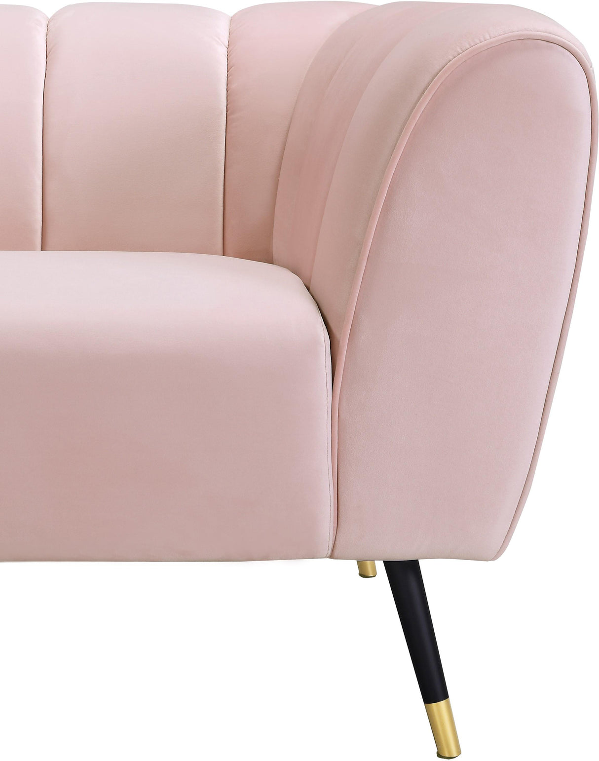 Beaumont Pink Velvet Chair