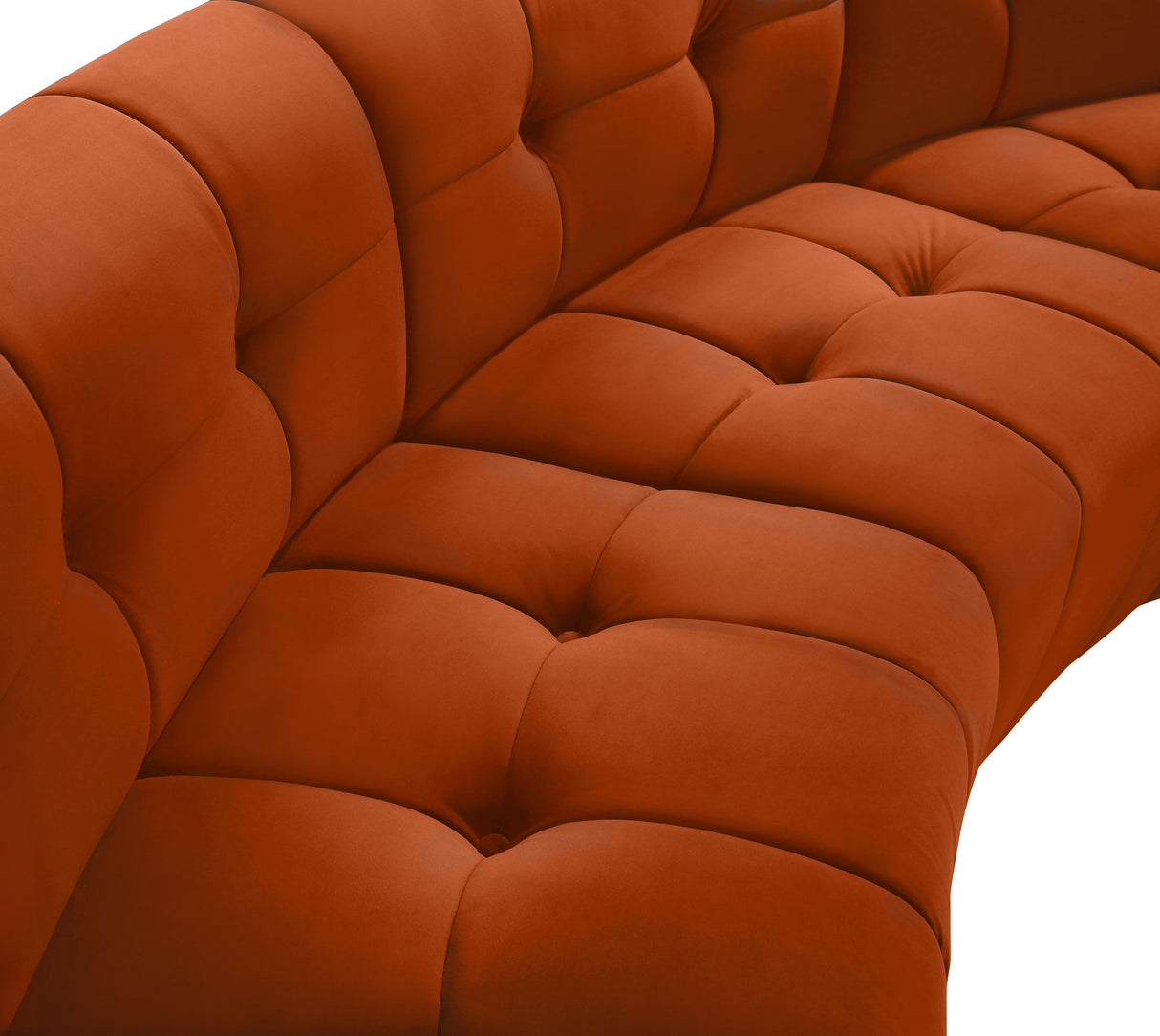 Limitless Cognac Velvet 2pc. Modular Sectional - galleria furniture outlet