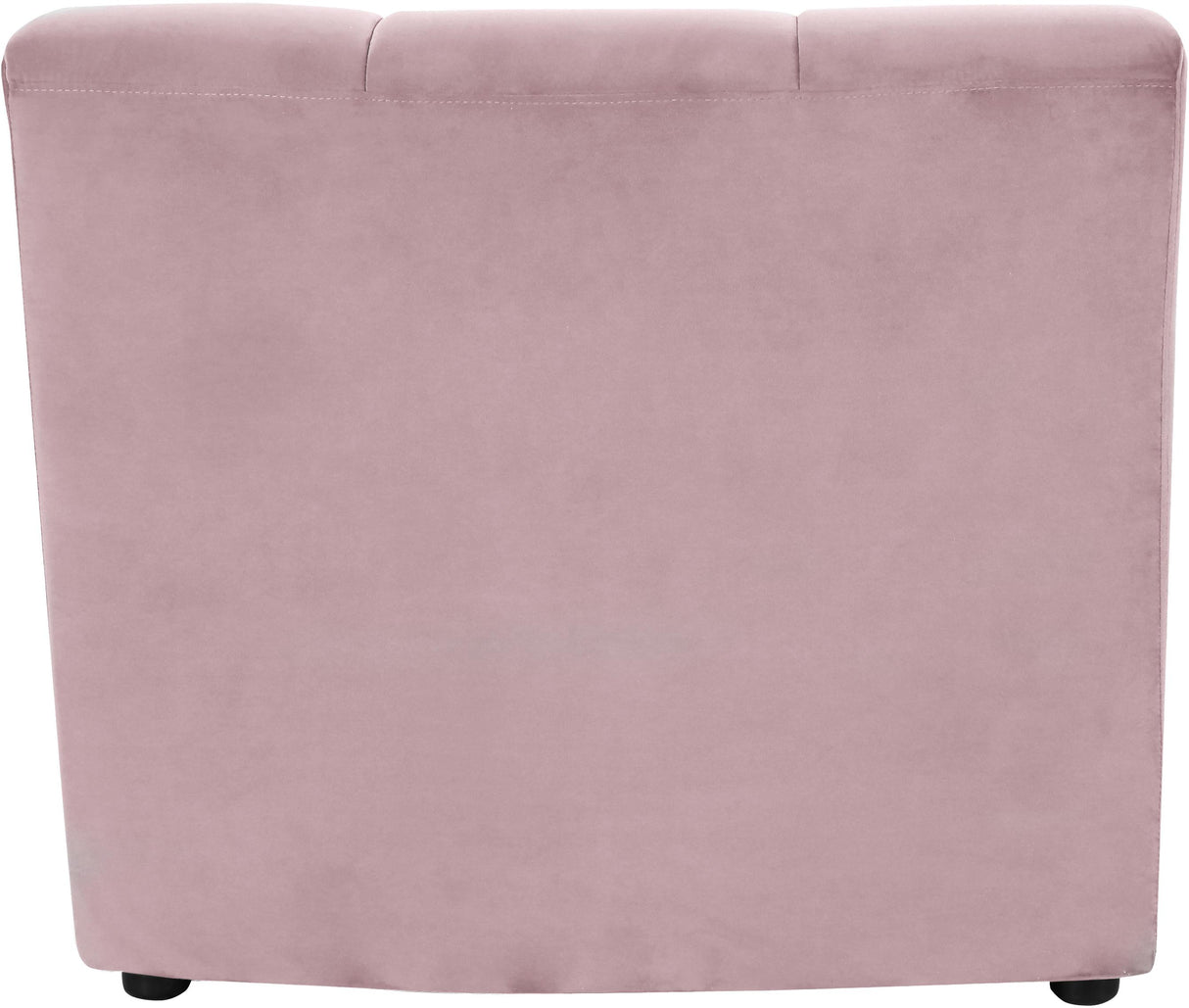 Limitless Pink Velvet Modular Chair - galleria furniture outlet