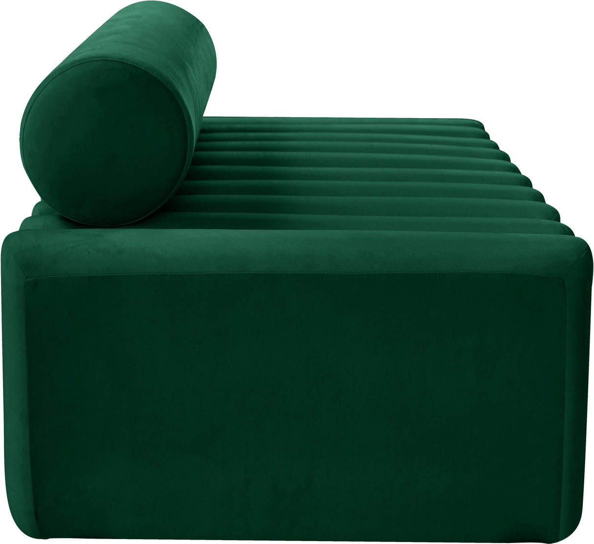Melody Green Velvet Sofa - galleria furniture outlet