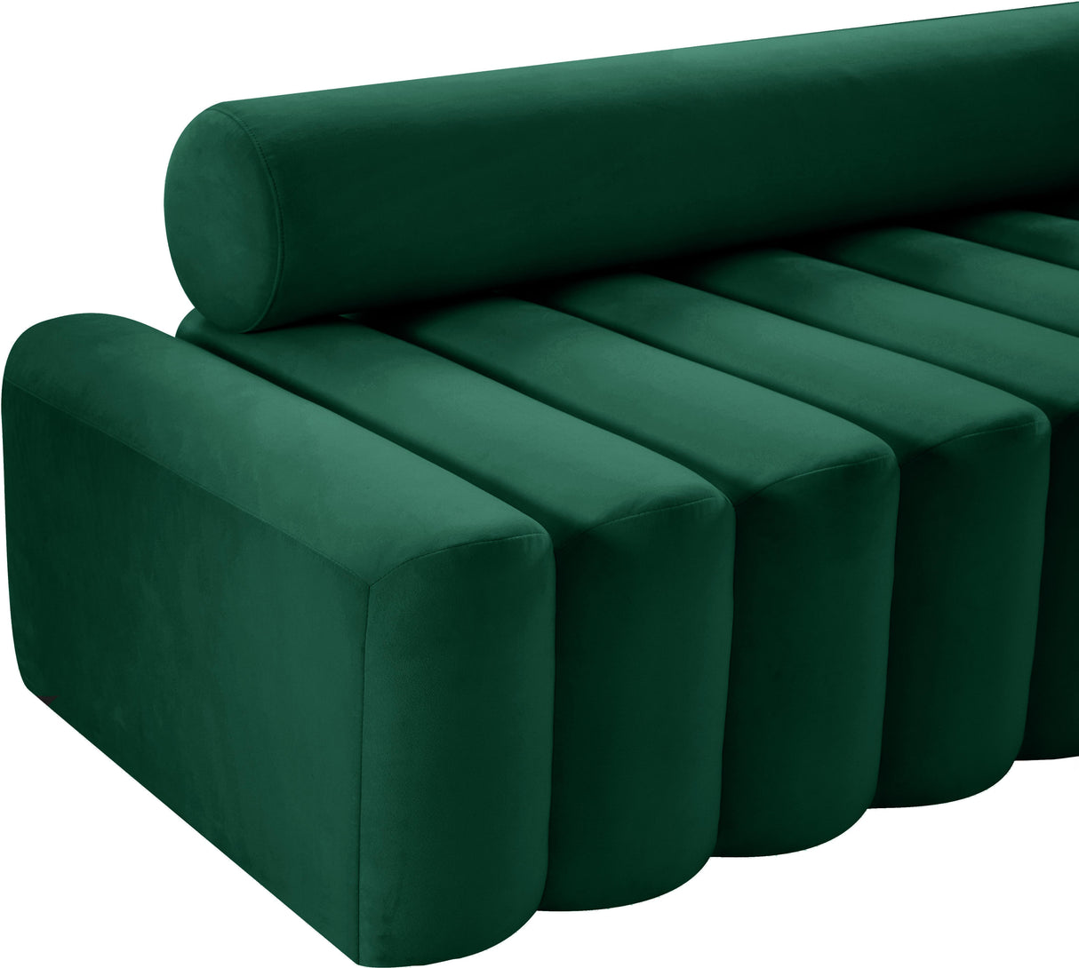 Melody Green Velvet Sofa - galleria furniture outlet