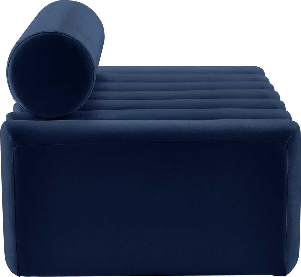 Melody Navy Velvet Loveseat - galleria furniture outlet