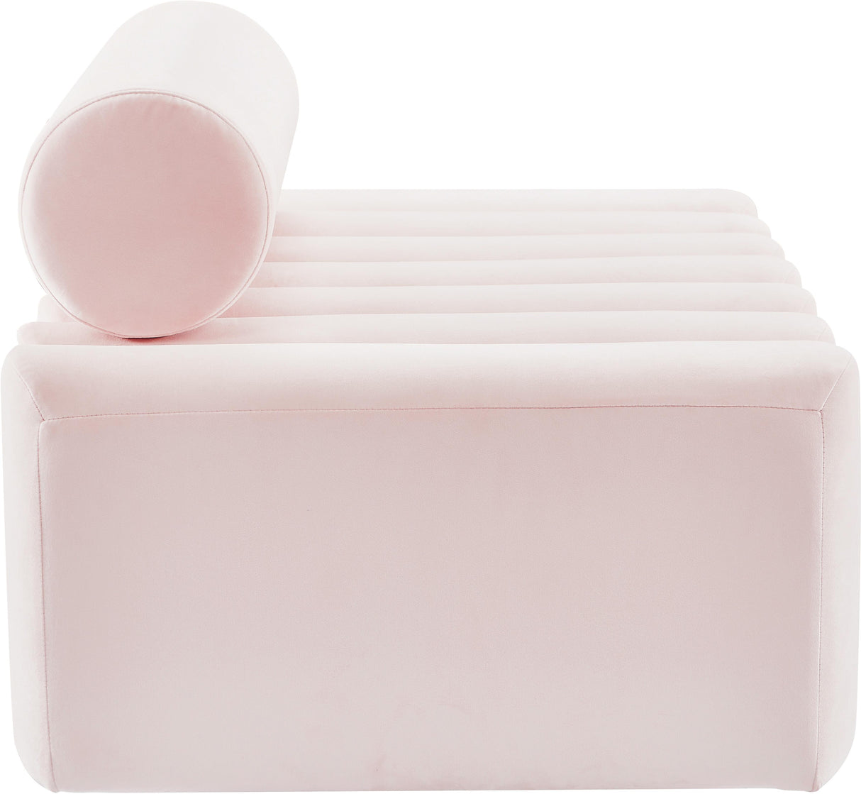 Melody Pink Velvet Loveseat - galleria furniture outlet