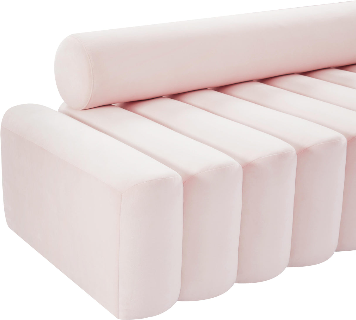 Melody Pink Velvet Chair - galleria furniture outlet