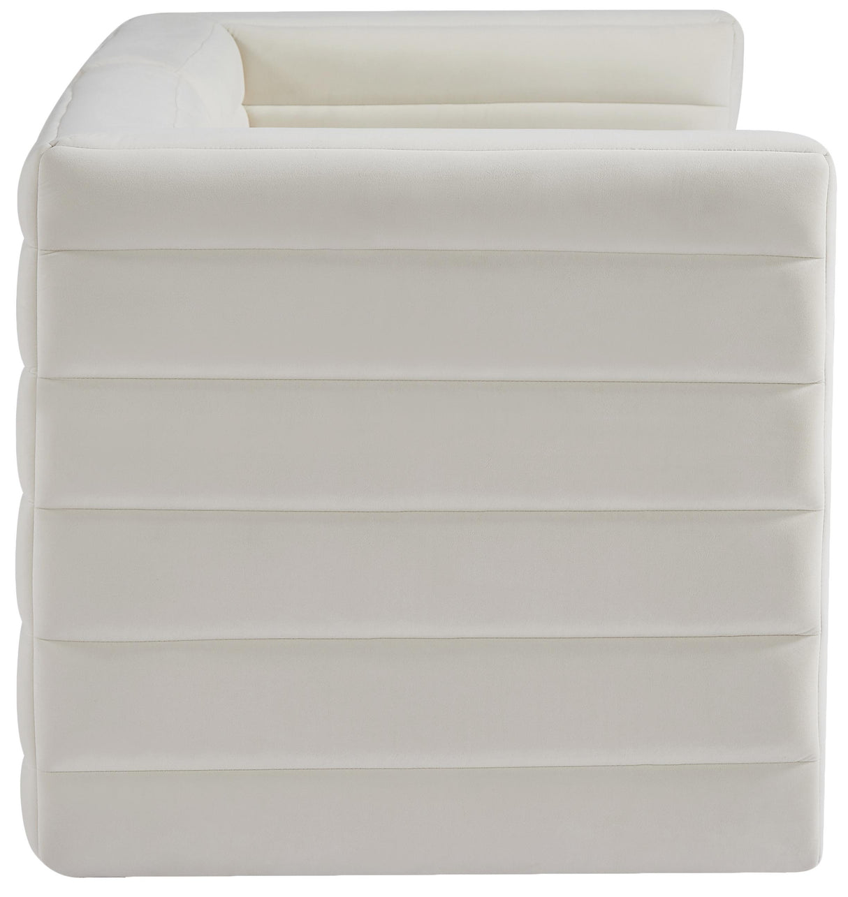 Quincy Cream Velvet Modular Sofa - galleria furniture outlet