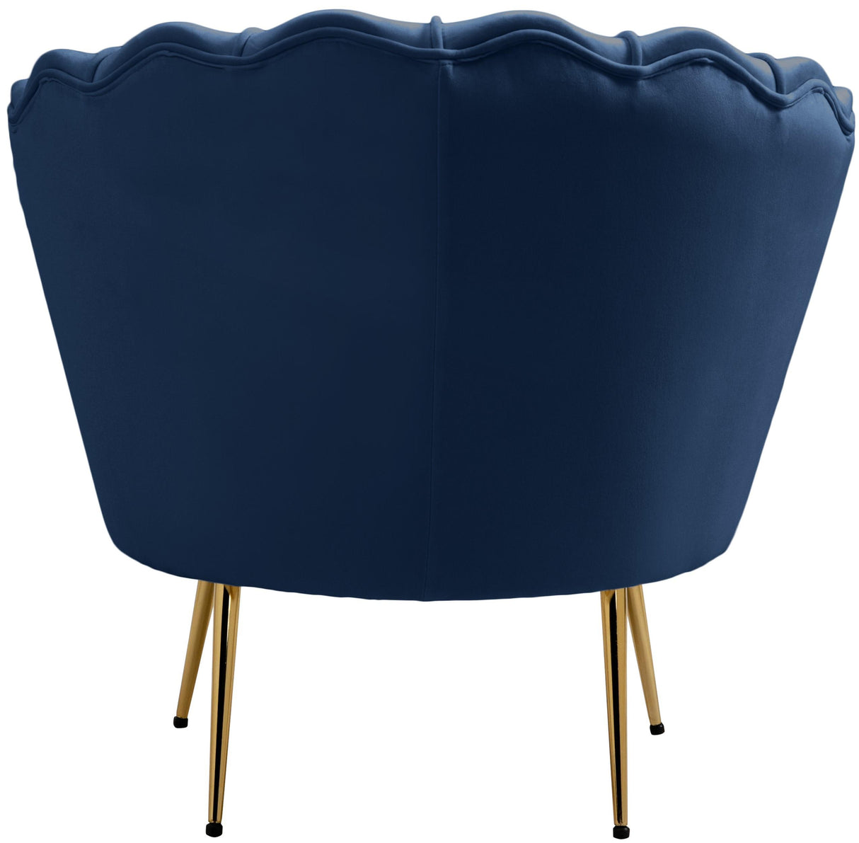 Gardenia Navy Velvet Chair - galleria furniture outlet