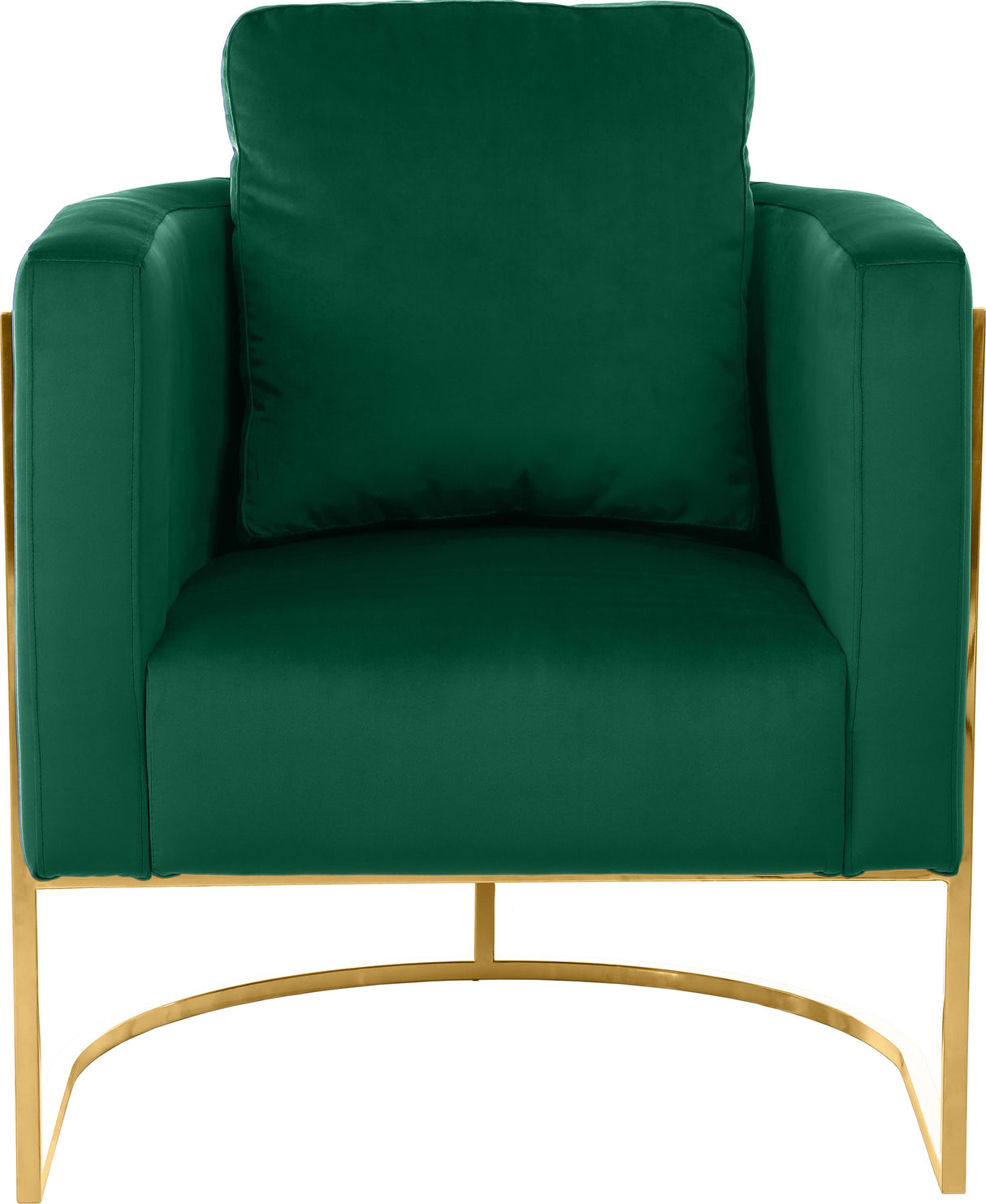 Casa Green Velvet Chair - galleria furniture outlet