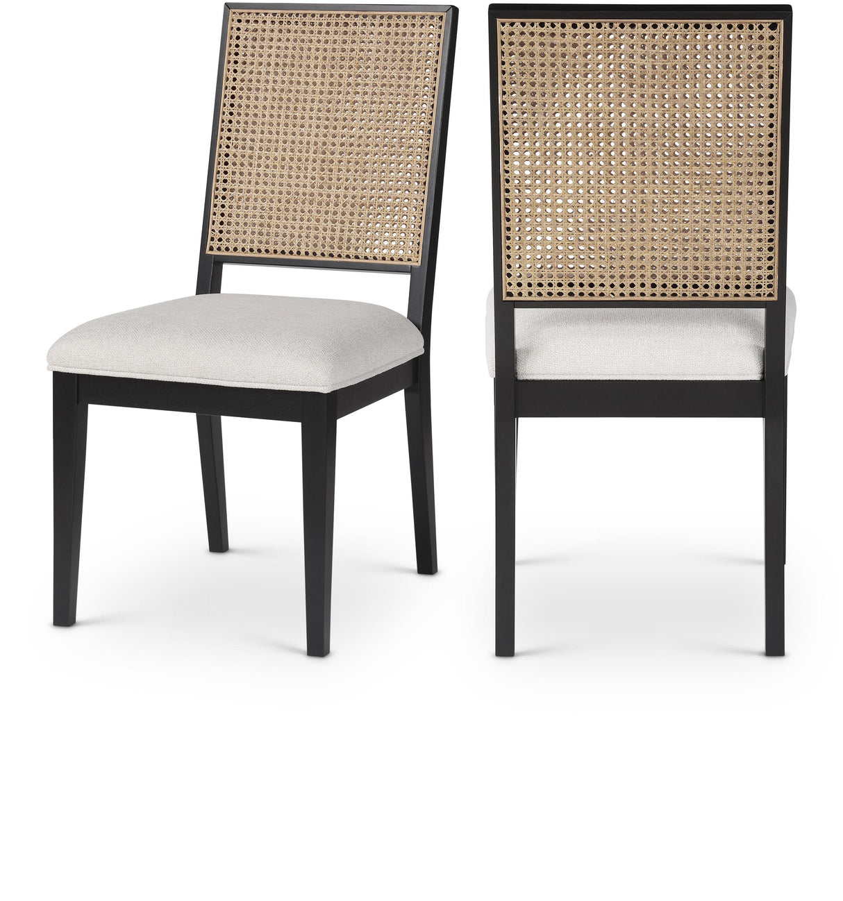 Lucid Black Velvet Dining Chair