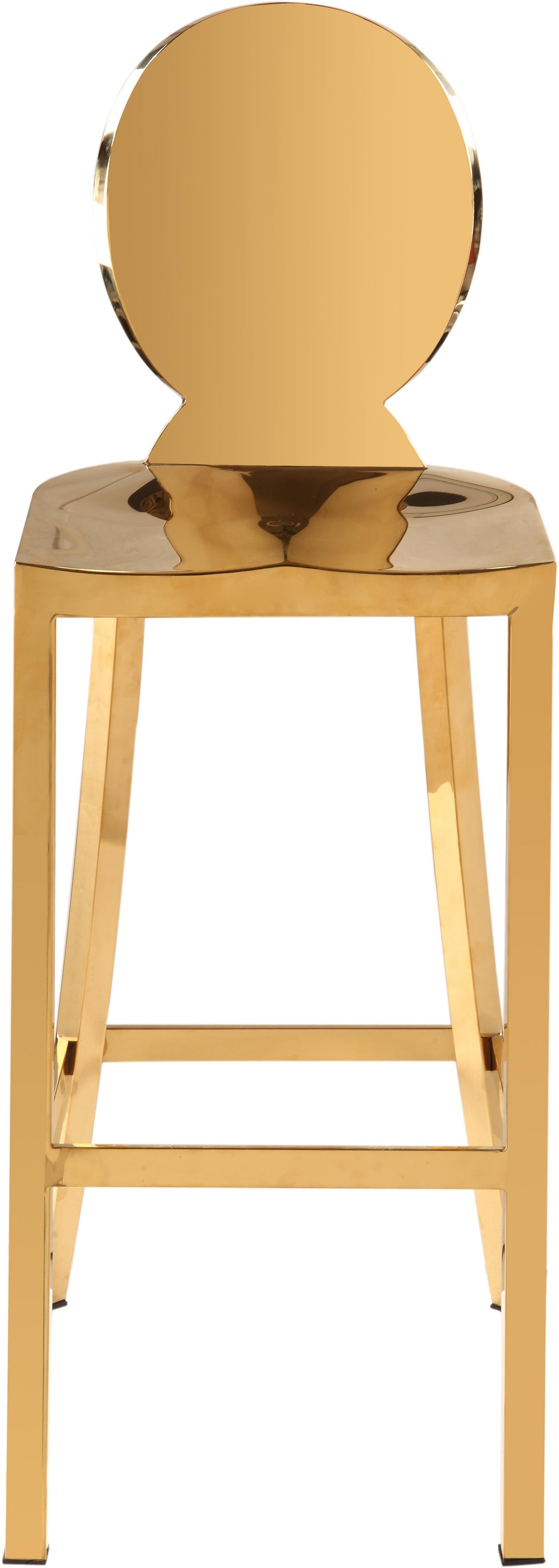 Maddox Gold Stool - galleria furniture outlet