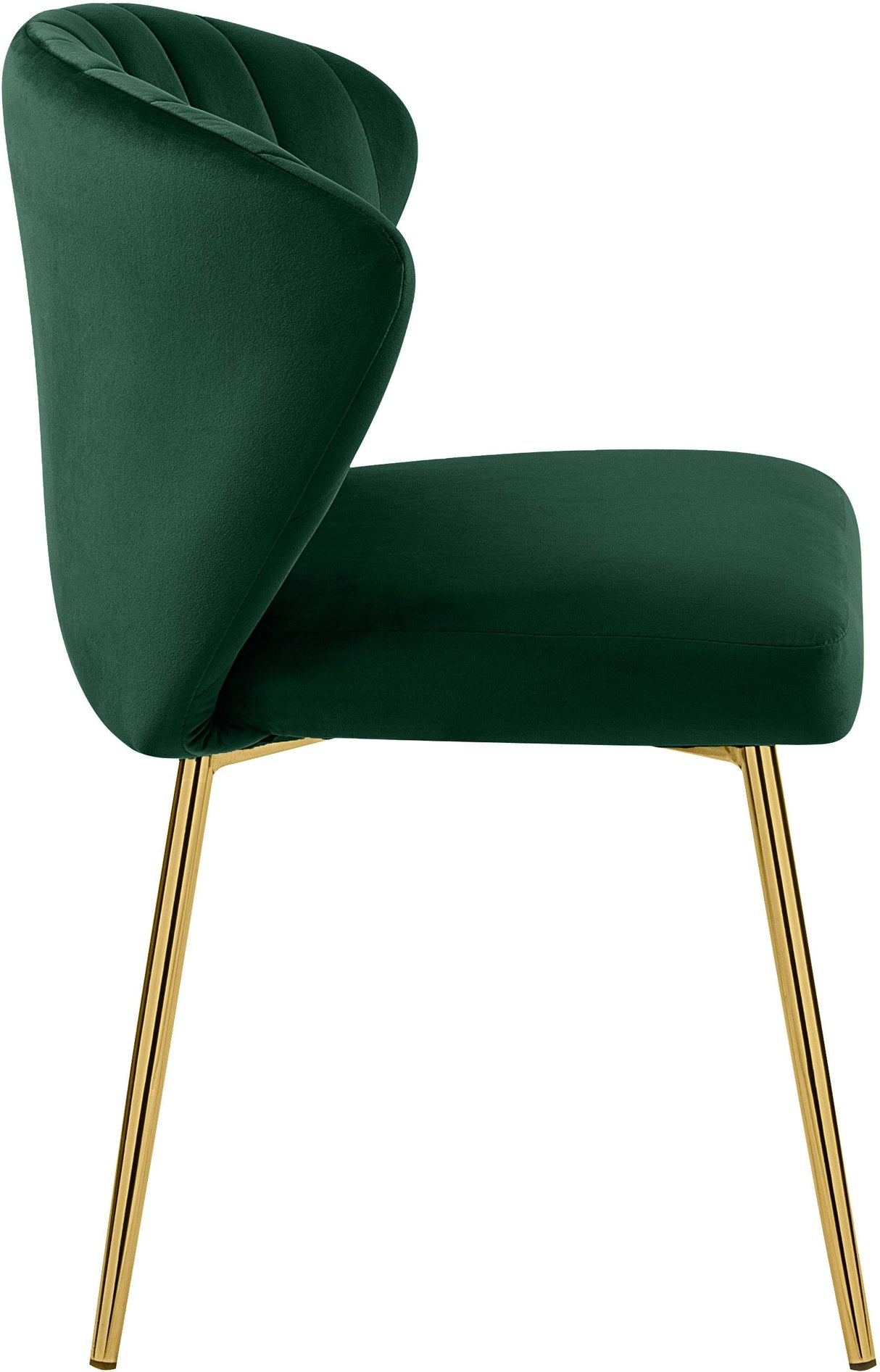 Finley Green Velvet Dining Chair - galleria furniture outlet