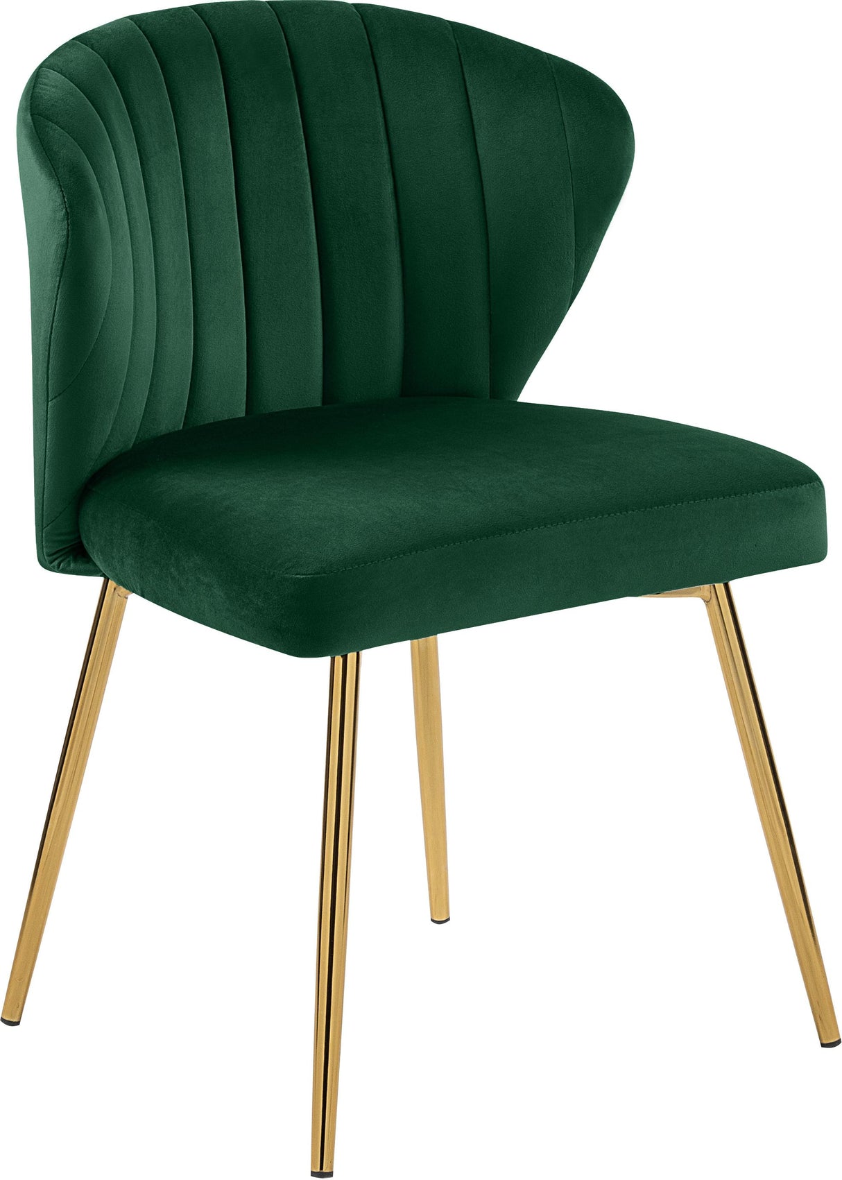 Finley Green Velvet Dining Chair - galleria furniture outlet