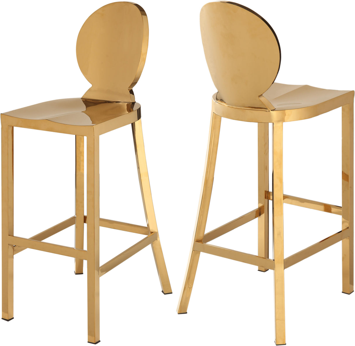 Maddox Gold Stool - galleria furniture outlet