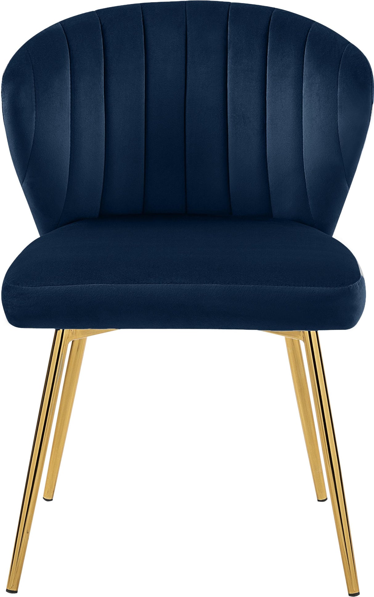Finley Navy Velvet Dining Chair - galleria furniture outlet