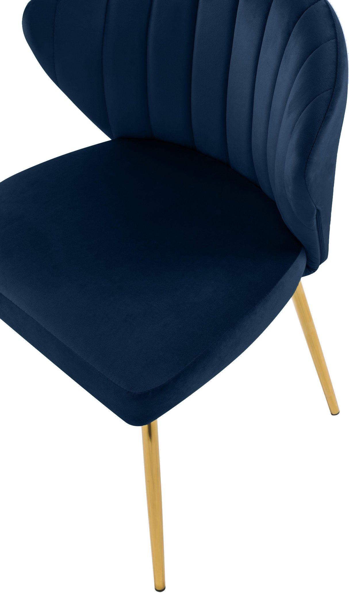Finley Navy Velvet Dining Chair - galleria furniture outlet